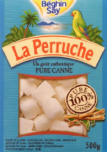 La Perruche Weiße Rohrzuckerwürfel, 4er Pack (4 x 500 g) von La Perruche