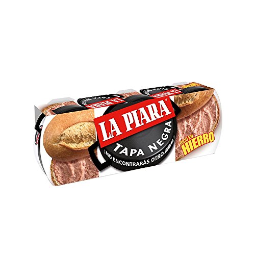 La Piara Paté Tapa Nega Iberico – Packung mit 2 x 73 g – insgesamt 146 g von La Piara