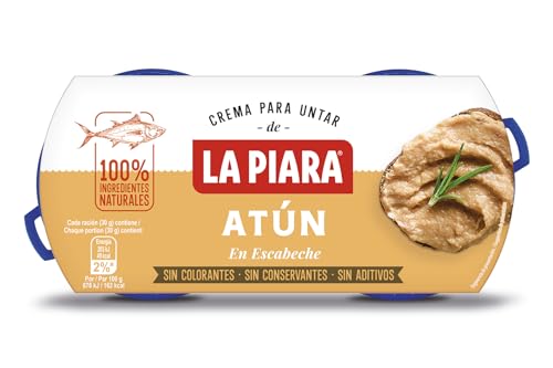 La Piara Sólo Natural Thunfisch Pastete in Escabeche (Marinade) 2x75g von La Piara