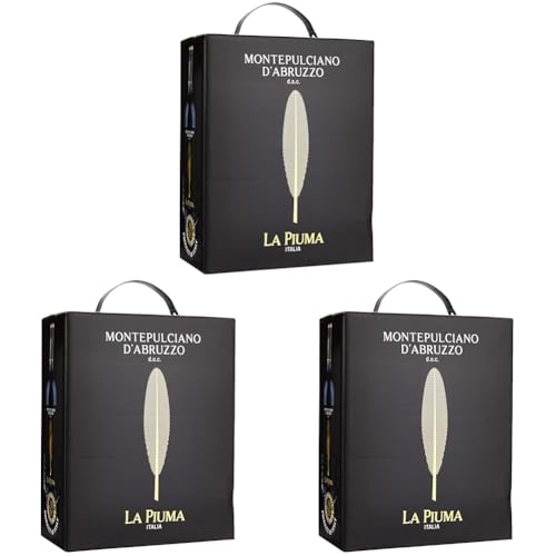 La Piuma Montepulciano d' Abruzzo BIB, 1 x 3L (Packung mit 3) von La Piuma