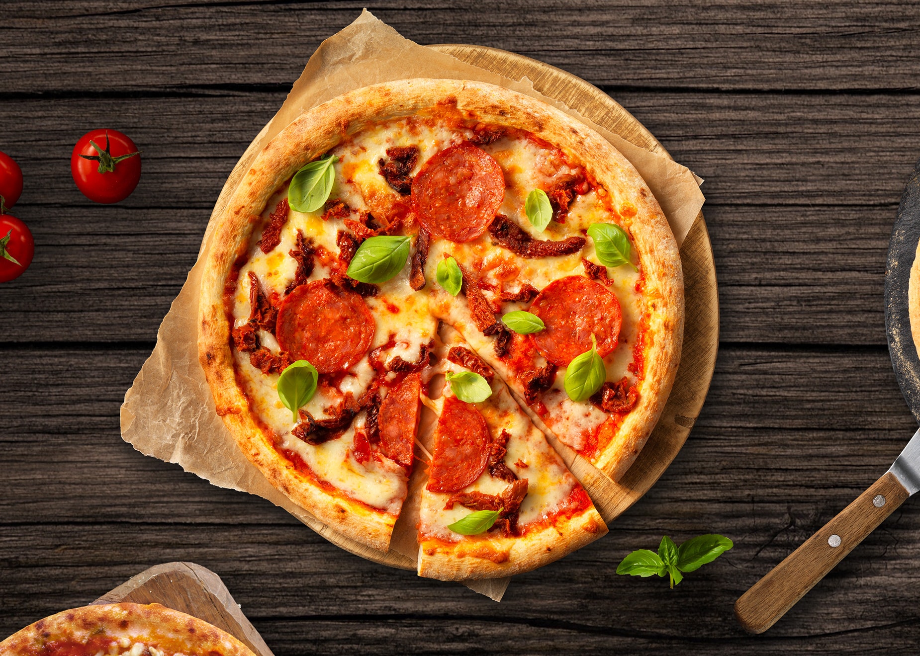 La Pizza Ventricina e Basilico La Pizza Ventricina e Basilico von La Pizza