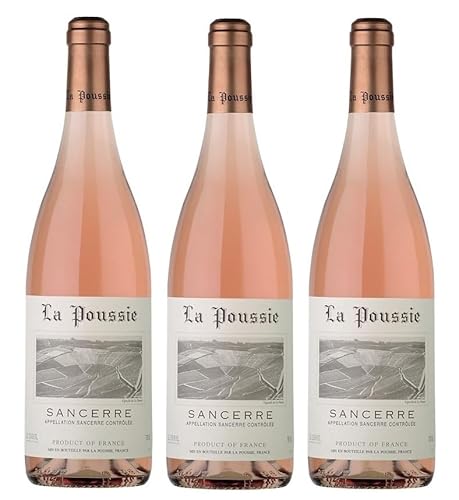 3x 0,75l - 2023er - La Poussie - Sancerre Rosé - Sancerre A.O.P. - Loire - Frankreich - Rosé-Wein trocken 3x 0,75l - 2023er - La Poussie - Sancerre Rosé - Sancerre A.O.P. - Loire - Frankreich - Rosé-Wein trocken von La Poussie