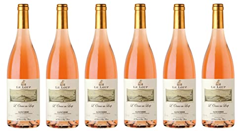 6x 0,75l - La Poussie - Le Loup - L'Orme au Loup - Sancerre Rosé - Sancerre A.O.P. - Loire - Frankreich - Rosé-Wein trocken von La Poussie