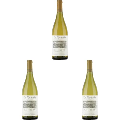 La Poussie Sancerre Sauvignon Blanc Wein trocken (1 x 0.75 l) (Packung mit 3) von La Poussie