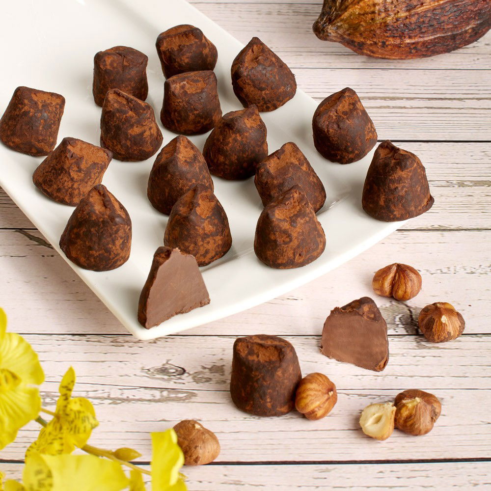 La Praline Schokotrüffel-Pralinen mit Haselnuss La Praline Schokotrüffel-Pralinen mit Haselnuss von La Praline