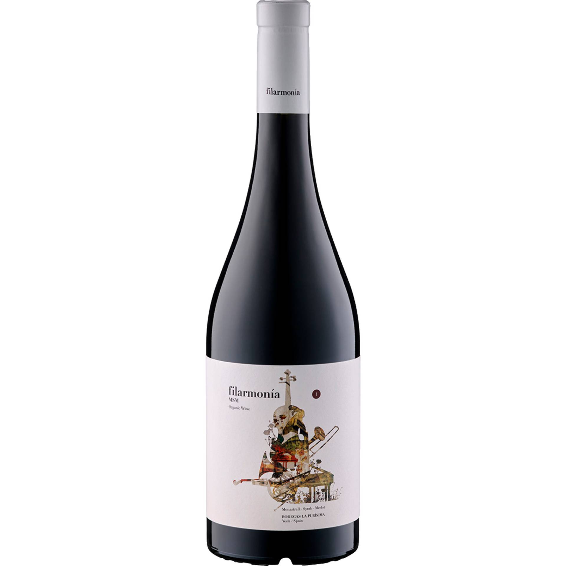 La Purisma Filarmonia MSM Bio, Yecla DO, Murcia, 2023, Rotwein La Purisma Filarmonia MSM Bio, Yecla DO, Murcia, 2023, Rotwein von La Purisima, ES-30510 Yecla