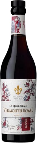 La Quintinye Vermouth Royal Rouge | 375 ml | französische Eichenfassreifung | 16,5 % vol. | Noten von Lakritz, Vanilla Schokolade & Toffee |vollmundig & intensiv von La Quintinye
