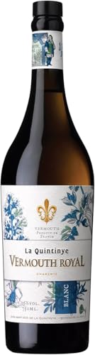 La Quintinye Vermouth Royal Blanc | 750 ml | französischer Wermut mit Eichenfassreifung | Ausgeprägte Bitternote | Blumiger Duft von Zitrone & Pineau | Geschmack Lebhaft & floral von La Quintinye