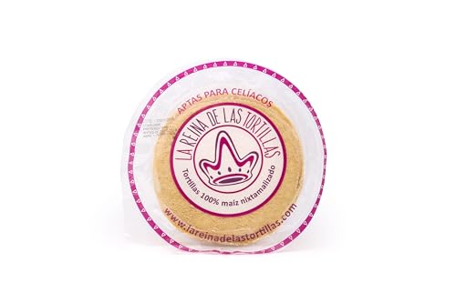 La Reina de las Tortillas | Gelbe Mexikanische Mais-Tortillas | Europäischer Marktführer in Mexikanischer Handwerksgastronomie | 32 Einheiten | 10cm | Ideal für Fajitas | Glutenfrei La Reina de las Tortillas | Gelbe Mexikanische Mais-Tortillas | Europäischer Marktführer in Mexikanischer Handwerksgastronomie | 32 Einheiten | 10cm | Ideal für Fajitas | Glutenfrei von La Reina de las Tortillas