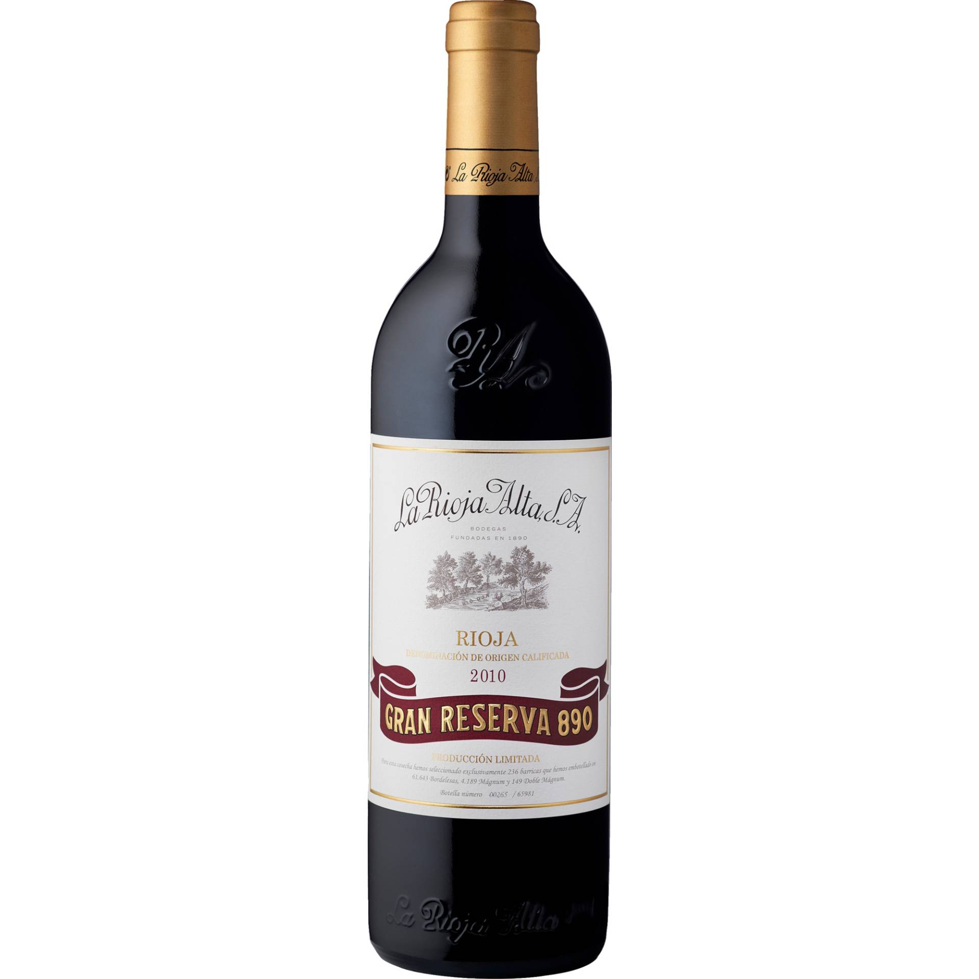 890 Rioja Gran Reserva, Rioja DOCa, Magnum, Rioja, 2010, Rotwein 890 Rioja Gran Reserva, Rioja DOCa, Magnum, Rioja, 2010, Rotwein von La Rioja Alta, -26200 Haro, La Rioja