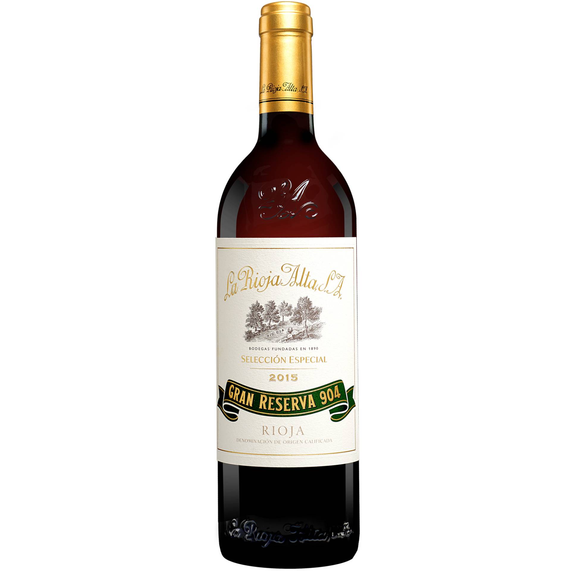 La Rioja Alta »904« Gran Reserva 2015  0.75L 14.5% Vol. Rotwein Trocken aus Spanien von La Rioja Alta
