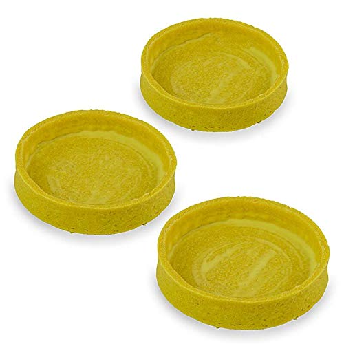 Dessert-Tartelettes Zitrone, gecoated, Ø80x17mm h, 45 St Dessert-Tartelettes Zitrone, gecoated, Ø80x17mm h, 45 St von La Rose Noire Passion4Food