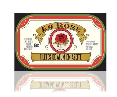 La Rose - Portugiesische gewürzte Gourmet Thunfisch Filet in Olivenöl - 5er Pack (5 x 120 gr) von La Rose
