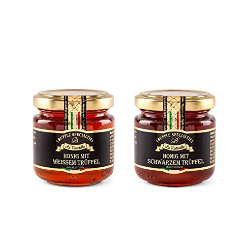 La Rustichella Schwarz-Weiß-Trüffelhonig, 280g La Rustichella Schwarz-Weiß-Trüffelhonig, 280g von La Rustichella
