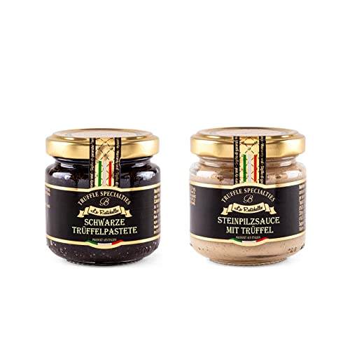 La Rustichella Steinpilz-Trüffelsauce und Schwarzes Trüffel Paté - Set 180 g La Rustichella Steinpilz-Trüffelsauce und Schwarzes Trüffel Paté - Set 180 g von La Rustichella