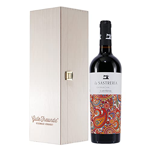 La Sastreria Tinto -trocken- Rotwein mit Geschenk-Holzkiste von La Sastreria