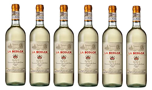 6x 0,75l - La Scolca - Etichetta Bianca - Gavi di Gavi D.O.C.G. - Piemonte - Italien - Weißwein trocken von La Scolca