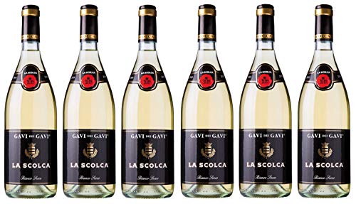 6x 0,75l - La Scolca - Etichetta Nera - Gavi D.O.C.G. - Piemonte - Italien - Weißwein trocken von La Scolca