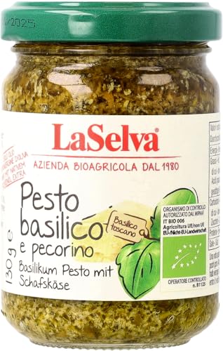 Basilikum Pesto mit Schafskäse 100% nat. Olivenöl 2 x 130 gr Basilikum Pesto mit Schafskäse 100% nat. Olivenöl 2 x 130 gr von La Selva