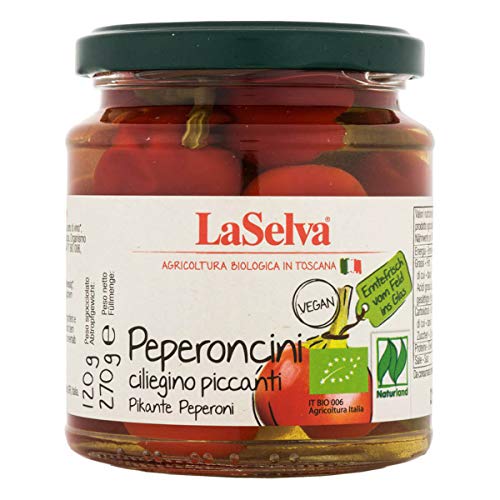 Pikante Peperoni, rot, in Weinessig 6 x 270 gr Pikante Peperoni, rot, in Weinessig 6 x 270 gr von LaSelva