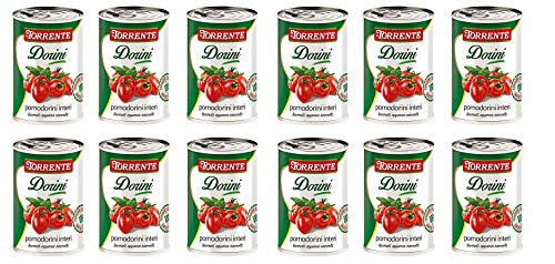 12x La Torrente Pomodorini Interi Dorini ganze Kirschtomaten Tomaten sauce aus Italien dose 400g von La Torrente