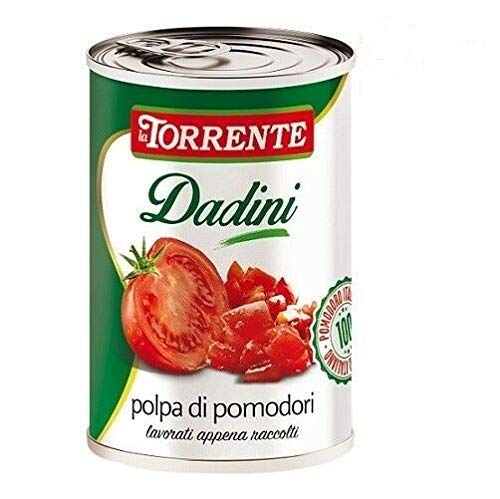 48x La Torrente Polpa di Pomodori Dadini Tomatenmark Tomaten sauce aus Italien dose 400g von La Torrente