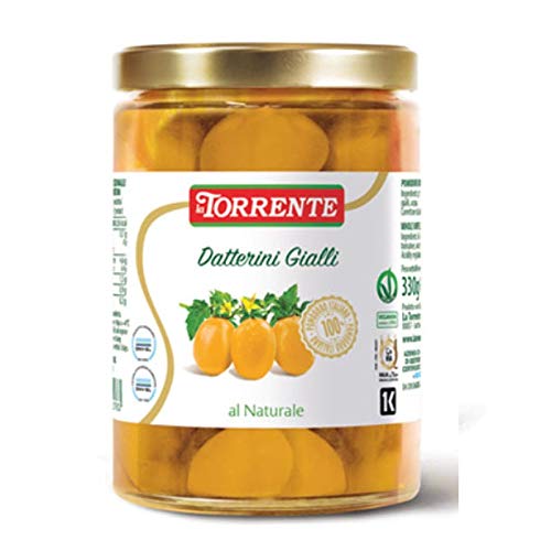 Datterini gelbe Tomaten in Wasser - ungeschälte Tomaten - La Torrente - 6 Stück Karton Datterini gelbe Tomaten in Wasser - ungeschälte Tomaten - La Torrente - 6 Stück Karton von La Torrente