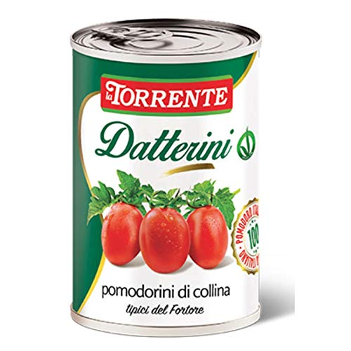Ganze Datterini-Tomaten 500g - La Torrente - 24 Stück Karton von La Torrente