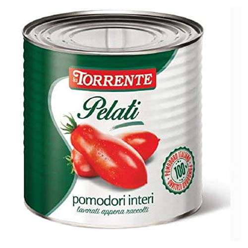 Ganze geschälte Tomaten von 3Kg - La Torrente - 6 Stück Karton von La Torrente