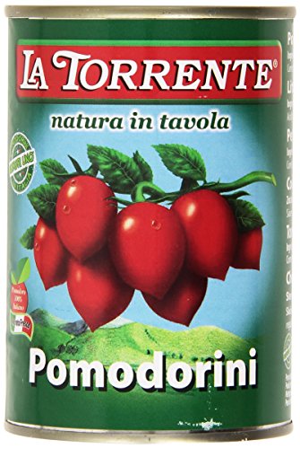 La Torrente - Pomodorini Interi - Ganze Kirschtomaten - 100% italienisches Produkt - 400 Gramm von La Torrente