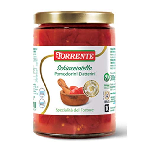 Schiacciatella Datterini Tomaten 530g - La Torrente - 6 Stück Karton von La Torrente
