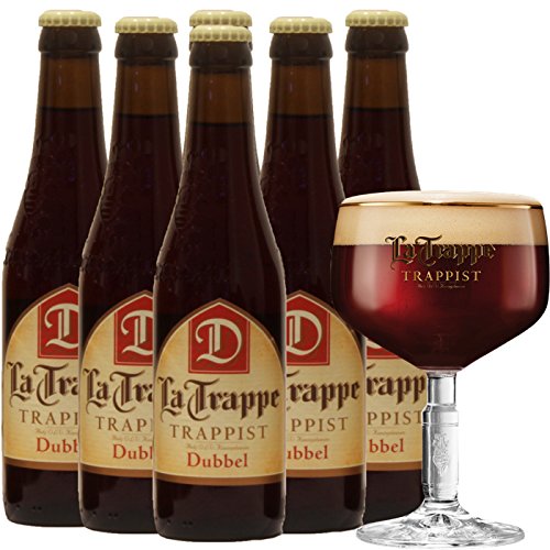 La Trappe Dubbel Trappistenbier Alc. 7% Vol (0,33L Flaschen) (24) von La Trappe