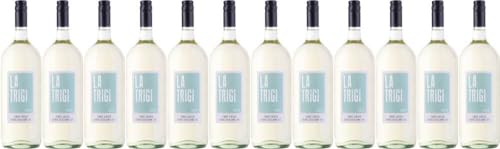 12x Pinot Grigio Terre Sici. 1,5 L 2023 - La Trigi - Mondo del Vino, Terre Siciliane IGT - Weißwein von La Trigi - Mondo del Vino
