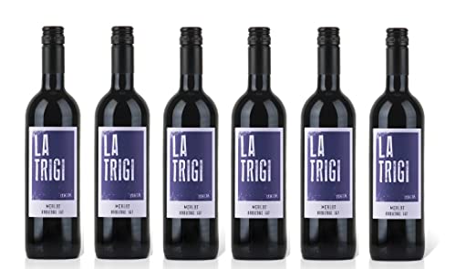 6x 0,75l - 2022er - La Trigi - Merlot - Rubicone I.G.P. - Emilia-Romagna - Italien - Rotwein trocken 6x 0,75l - 2022er - La Trigi - Merlot - Rubicone I.G.P. - Emilia-Romagna - Italien - Rotwein trocken von La Trigi