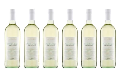 6x 1,0l - 2022er - La Marea - Pinot Grigio - LITER - Terre Siciliane I.G.P. - Sizilien - Italien - Weißwein trocken 6x 1,0l - 2022er - La Marea - Pinot Grigio - LITER - Terre Siciliane I.G.P. - Sizilien - Italien - Weißwein trocken von La Trigi