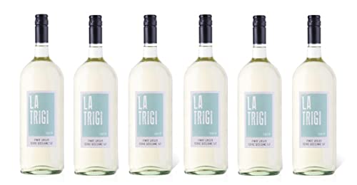 6x 1,5l - La Trigi - Pinot Grigio - MAGNUM - Terre Siciliane I.G.P. - Sizilien - Italien - Weißwein trocken von La Trigi