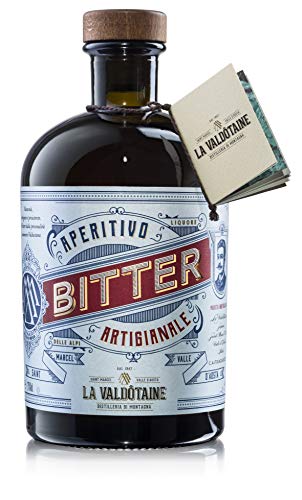 La Valdôtaine Bitter Artigianale delle Alpi Aperitivo Kräuterbitter 27% Vol. (1 x 1l) von La Valdôtaine