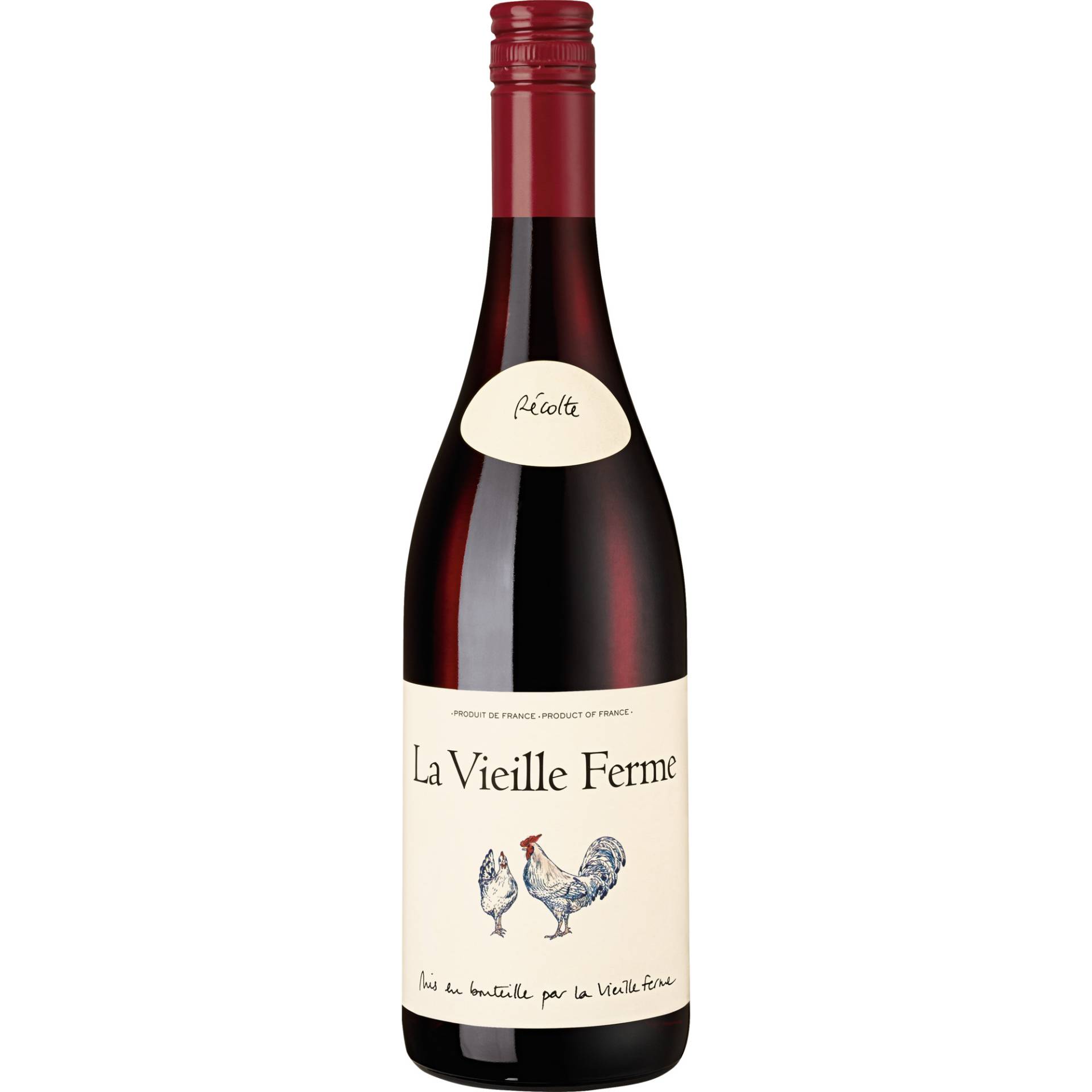 La Vieille Ferme rouge, Vin de France, Vin de France, 2023, Rotwein La Vieille Ferme rouge, Vin de France, Vin de France, 2023, Rotwein von La Vieille Ferme à F84100 Orange - France
