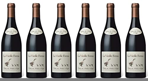 6x 0,75l - La Vieille Ferme - Côtes du Rhône Villages A.O.P. - Rhône - Frankreich - Rotwein trocken von La Vieille Ferme