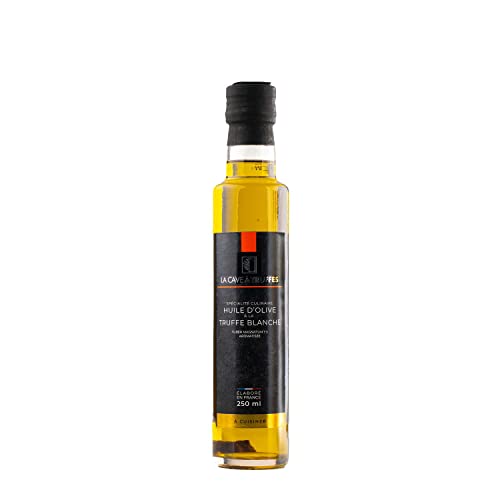 Spezialität Olivenöl mit weißem Trüffel 1% – Flasche 250 ml von La cave à truffes