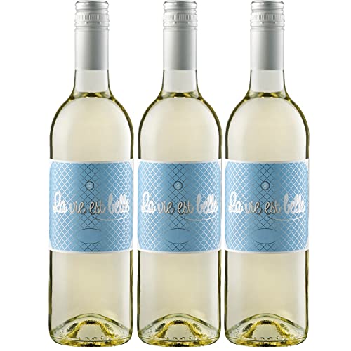 La vie est belle Blanc VdF Weißwein Wein Halbtrocken Frankreich I Visando Paket (3 Flaschen) von LA VIE EST BELLE