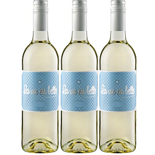 La vie est belle Blanc VdF Weißwein Wein Halbtrocken Frankreich I Visando Paket (3 Flaschen) von GREAT BRITISH TRADING LIMITED