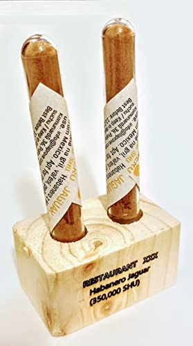 Gift Chilli Habanero cube with habanero jaguar 2x4g with name engraving according to the client's wishes. von LaProve