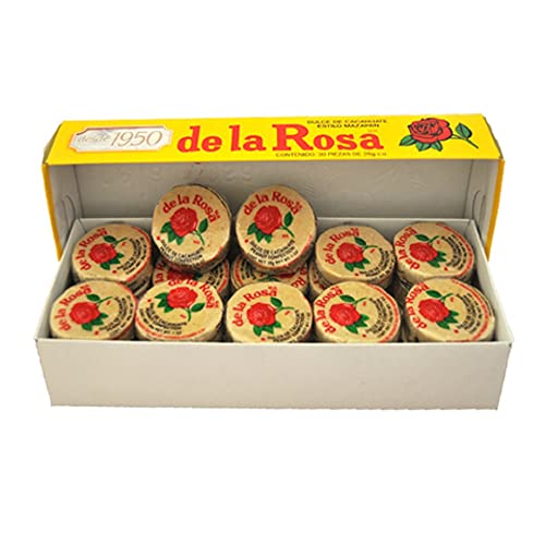 Mexikanisches Marzipan Mit Erdnüssen 28 G X 30 De La Rosa Mazapan (28 G) von LaProve