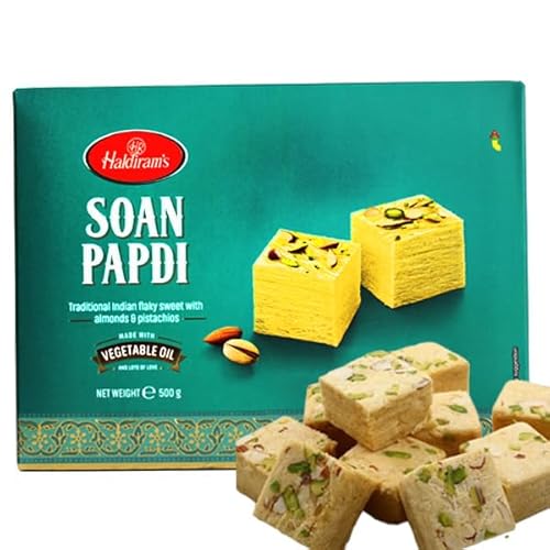 Zarte Soan Papdi 500g aus Kardamom und Mandeln und Pistazien aus Indien Zarte Soan Papdi 500g aus Kardamom und Mandeln und Pistazien aus Indien von LaProve