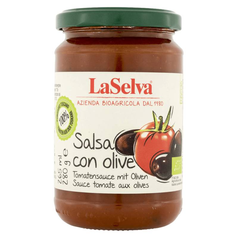 Bio Salsa con Olive von LaSelva