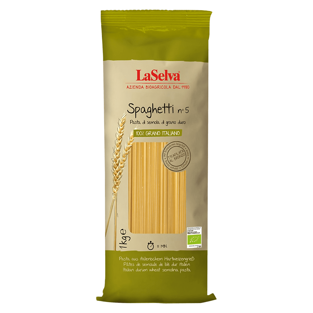 Bio Spaghetti Hartweizengrieß Bio Spaghetti Hartweizengrieß von LaSelva