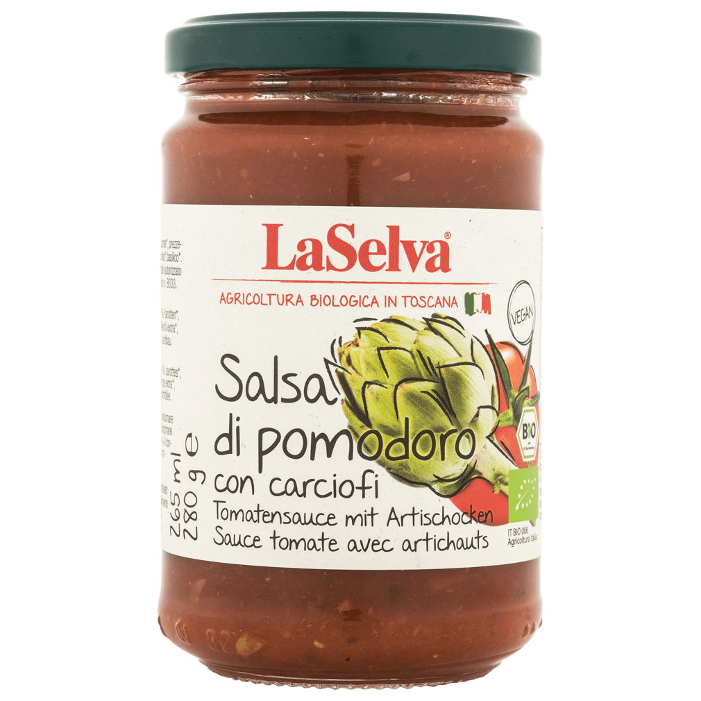 Bio Tomatensauce mit Artischocken von LaSelva