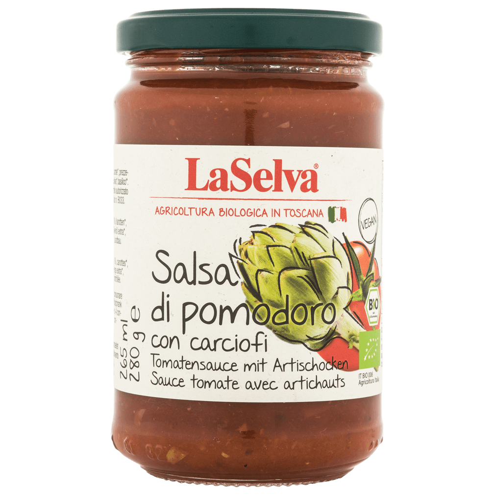 Bio Tomatensauce mit Artischocken Bio Tomatensauce mit Artischocken von LaSelva