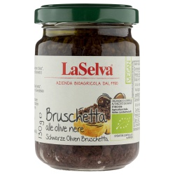 Bruschetta aus schwarzen Oliven Bruschetta aus schwarzen Oliven von LaSelva